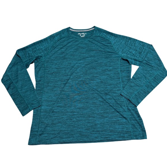 Eddie Bauer Other - Eddie Bauer Mens TXL Tall FreeDry Performance Shirt‎ Teal Long Sleeve Hiking